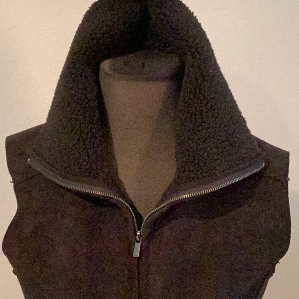 Lauren by Ralph Lauren black heavy vest. Size medium